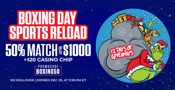 Boxing Day Sports Reload Bonus