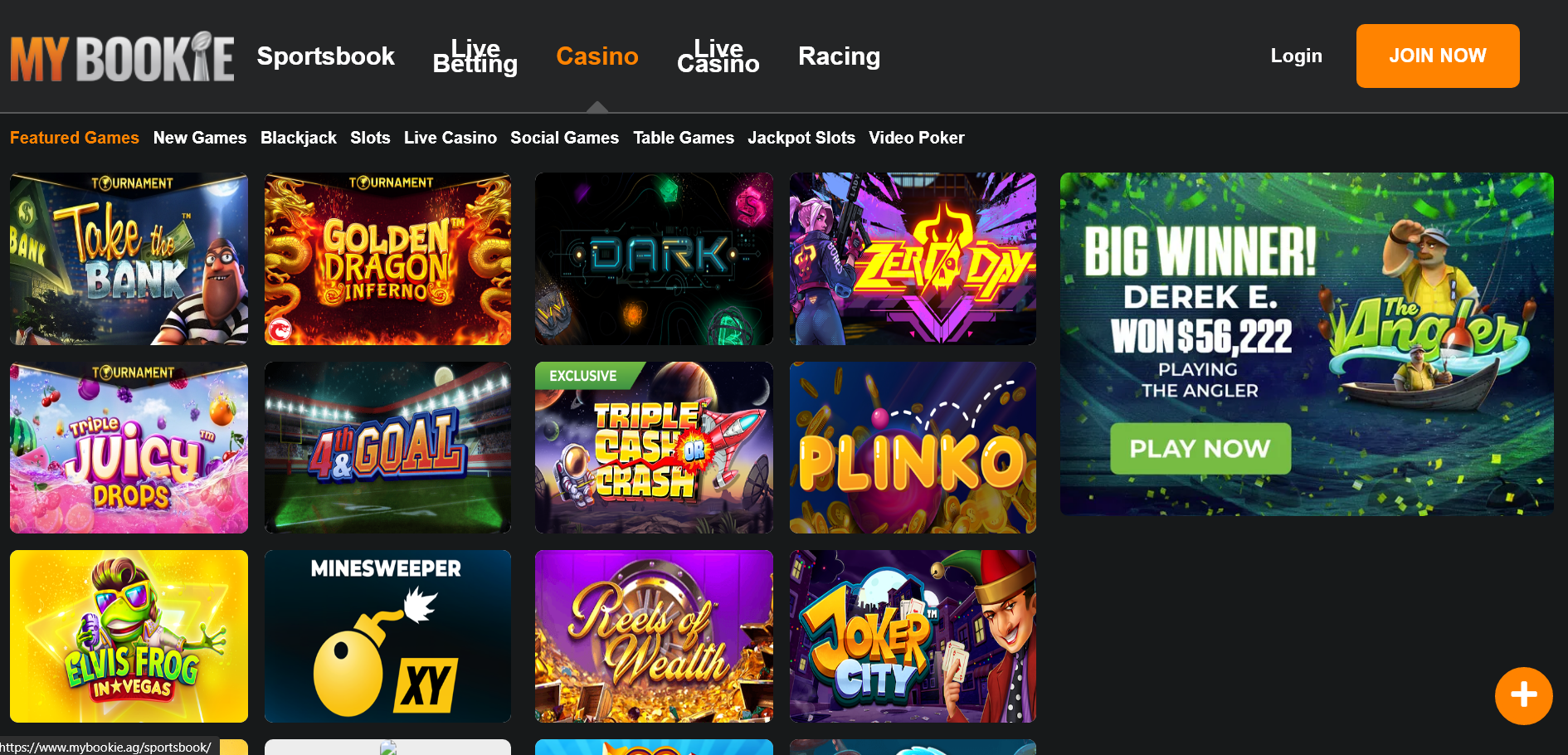 Best Online Casinos In The USA - MyBookie Casino Games