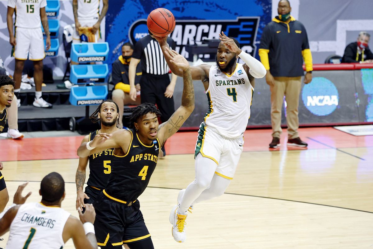 Coppin State Eagles at Norfolk State Spartans AI NCAA Basketball Prediction 3/9/2023 