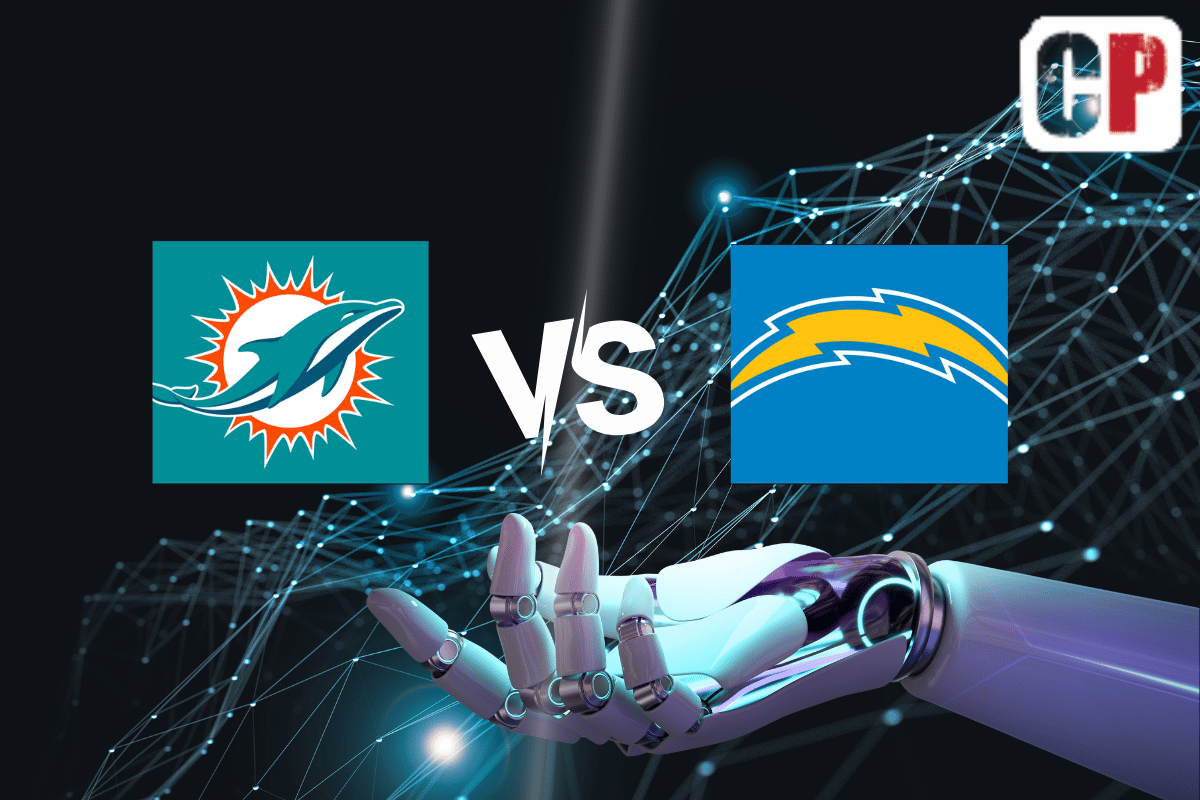 Miami Dolphins at Los Angeles Chargers AI NFL Prediction 91023