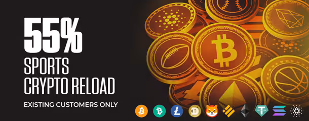 Up to 55% Tiered Crypto Reload