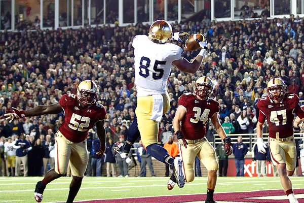 Notre Dame vs. Boston College - 11-21-2015 Free Pick & CFB Handicapping Lines Preview