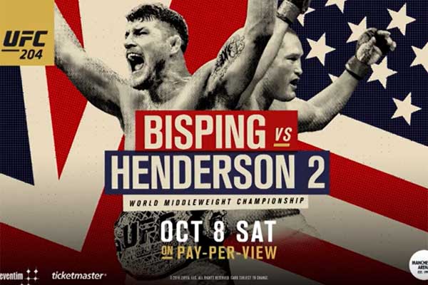 Free Bisping vs. Henderson UFC 204 Picks & Handicapping Lines Preview 10/8/2016
