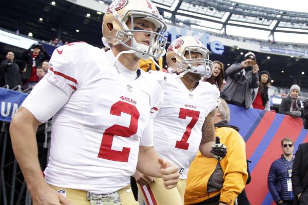 San Francisco 49ers NFL Picks Blaine Gabbert Colin Kaepernick