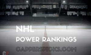 NHL Power Rankings – March 27th Handicappers NHL Picks