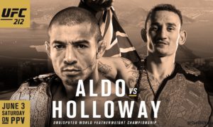 Jose Aldo vs. Max Holloway UFC 212 Free Pick - Odds & Prediction 6/3/17