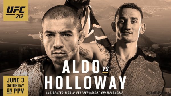 Jose Aldo vs. Max Holloway UFC 212 Free Pick - Odds & Prediction 6/3/17