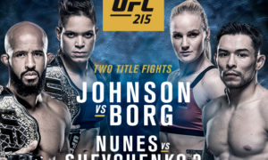 Free UFC 215 Picks & Handicapping Lines & Betting Preview 8/9/2017