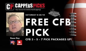 Ray Monohan Free College Football Pick