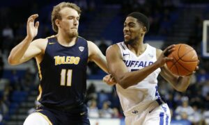 Kent State Golden Flashes at Toledo Rockets AI NCAA Basketball Prediction 3/11/2023