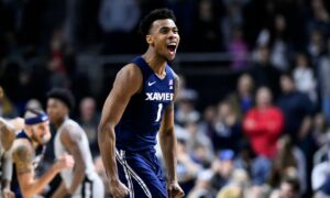 Xavier Musketeers at Texas Longhorns AI NCAA Basketball Prediction 3/24/2023