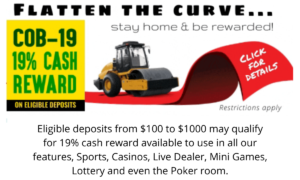 COVID-19 CASH Reward From 5Dimes Sportsbook