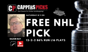 Razor's NHL Free Play - Jets vs. Flames - Saturday 8/1/2020