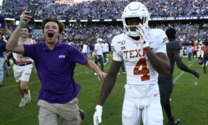 Texas Longhorns vs. TCU Horned Frogs 10-2-2021- Free Pick & CFB Betting Prediction