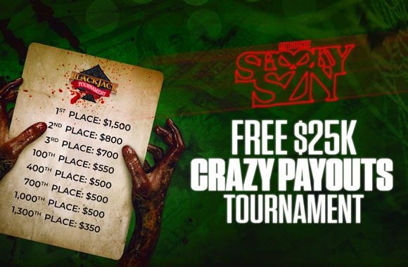 MyBOoKie $25,000 Spooky SZN Crazy Payouts Halloween Blackjack Tournament
