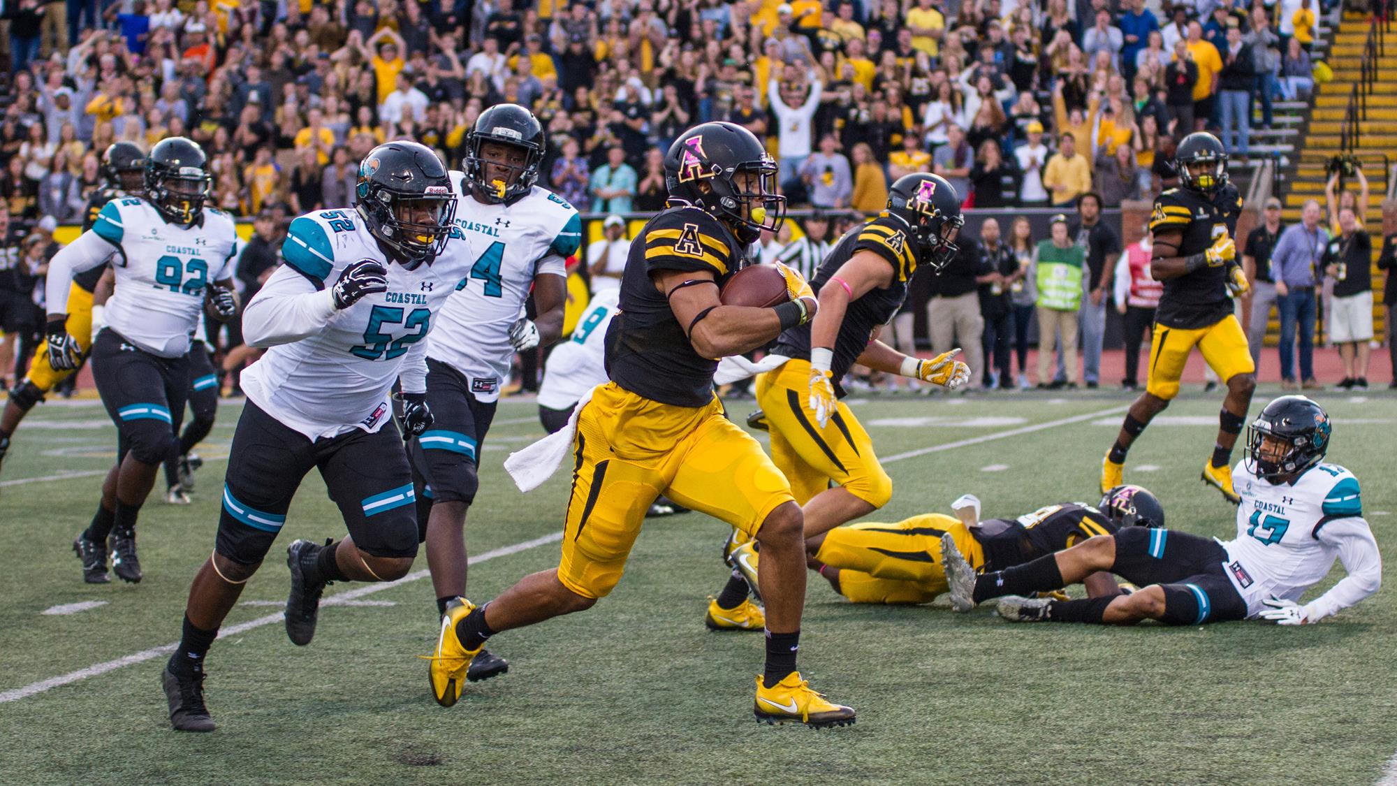 Coastal Carolina Chanticleers vs. Appalachian State Mountaineers 10-20-2021- Free Pick & CFB Betting Prediction