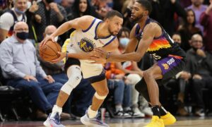 Philadelphia 76ers at Golden State Warriors AI NBA Basketball Prediction 3/24/2023