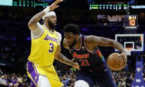 Oklahoma City Thunder at Los Angeles Lakers AI NBA Basketball Prediction 3/24/2023