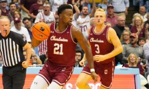 Towson Tigers at Charleston Cougars AI NCAA Basketball Prediction 3/6/2023
