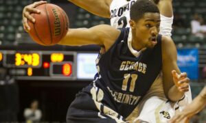 Saint Joseph's Hawks at George Washington Colonials AI NCAA Basketball Prediction 3/8/2023