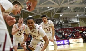 American Eagles at Lafayette Leopards AI NCAA Basketball Prediction 3/5/2023