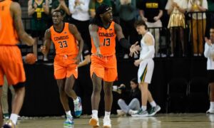 Oklahoma Sooners at Oklahoma State Cowboys AI NCAA Basketball Prediction 3/8/2023