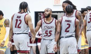 Saint Peter's Peacocks at Rider Broncs AI NCAA Basketball Prediction 3/8/2023