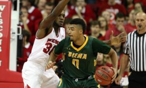 Niagara Purple Eagles at Siena Saints AI NCAA Basketball Prediction 3/9/2023