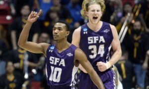 Utah Tech Trailblazers at Stephen F. Austin Lumberjacks AI NCAA Basketball Prediction 3/7/2023