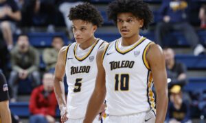 Ohio Bobcats at Toledo Rockets AI NCAA Basketball Prediction 3/10/2023
