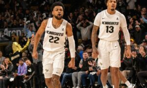 SMU Mustangs at UCF Knights AI NCAA Basketball Prediction 3/9/2023