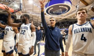 Connecticut Huskies at Villanova Wildcats AI NCAA Basketball Prediction 3/4/2023
