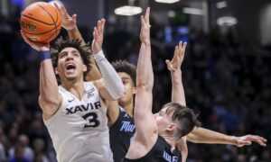 DePaul Blue Demons at Xavier Musketeers AI NCAA Basketball Prediction 3/9/2023