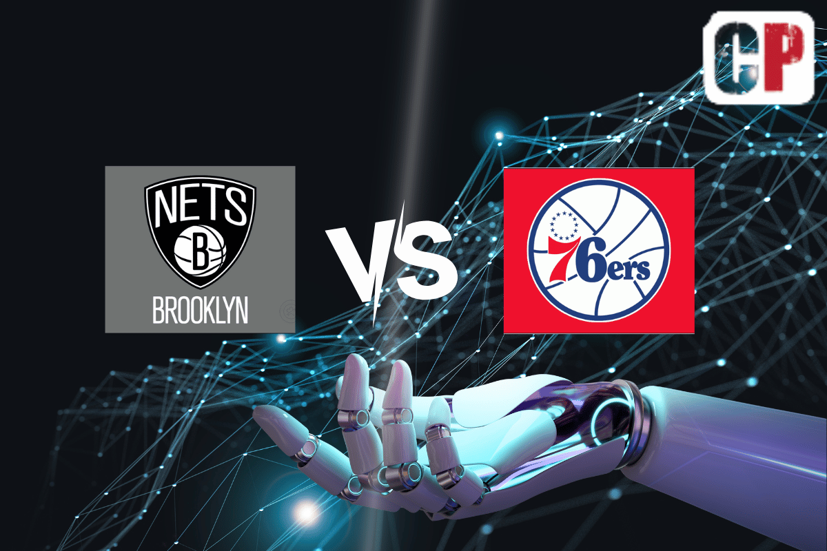 Brooklyn Nets at Philadelphia 76ers AI NBA Basketball Prediction 4/15/2023
