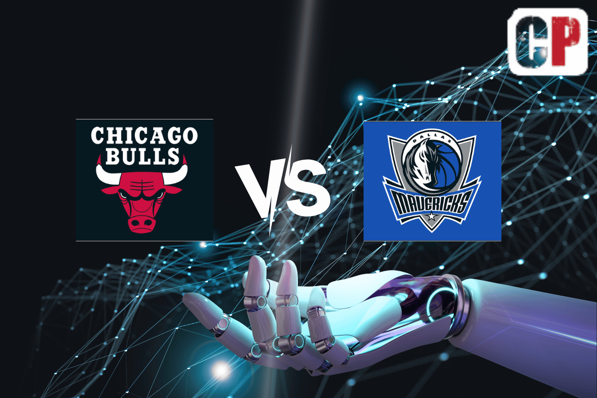Chicago Bulls at Dallas Mavericks AI NBA Basketball Prediction 4/7/2023