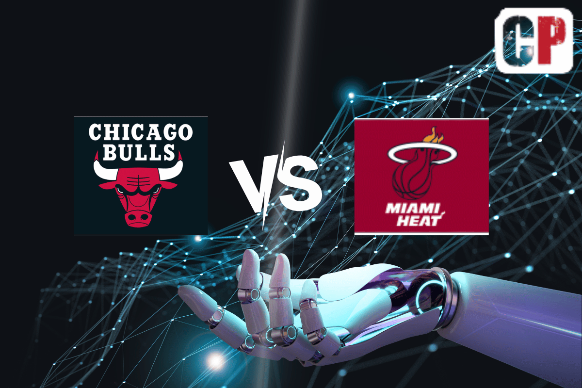 Chicago Bulls at Miami Heat AI NBA Basketball Prediction 4/14/2023