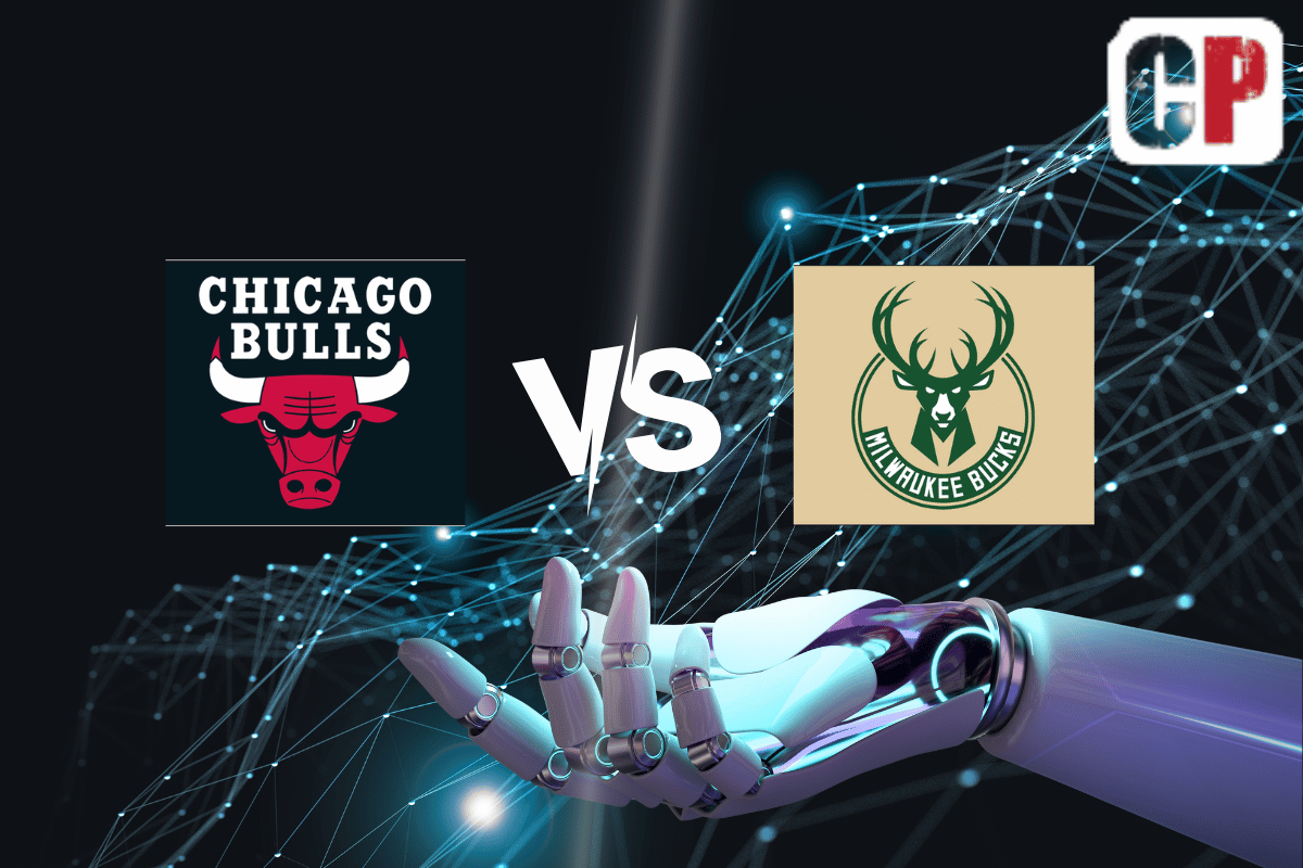 Chicago Bulls at Milwaukee Bucks AI NBA Basketball Prediction 4/5/2023