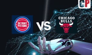 Detroit Pistons at Chicago Bulls AI NBA Basketball Prediction 4/9/2023