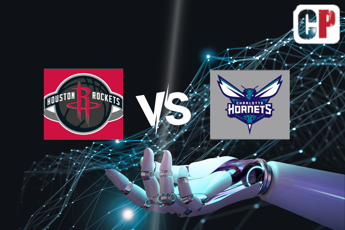 Houston Rockets at Charlotte Hornets AI NBA Basketball Prediction 4/7/2023
