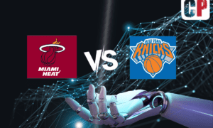 Miami Heat at New York Knicks AI NBA Basketball Prediction 5/10/2023