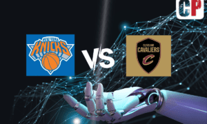 New York Knicks at Cleveland Cavaliers AI NBA Basketball Prediction 4/26/2023