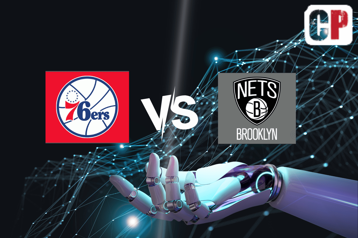 Philadelphia 76ers at Brooklyn Nets AI NBA Basketball Prediction 4/22/2023