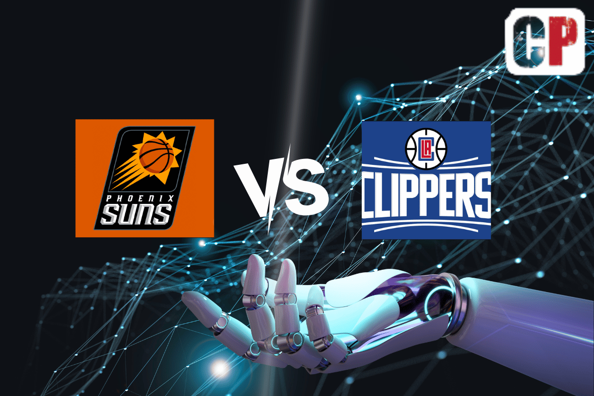 Phoenix Suns at Los Angeles Clippers AI NBA Basketball Prediction 4/22/2023