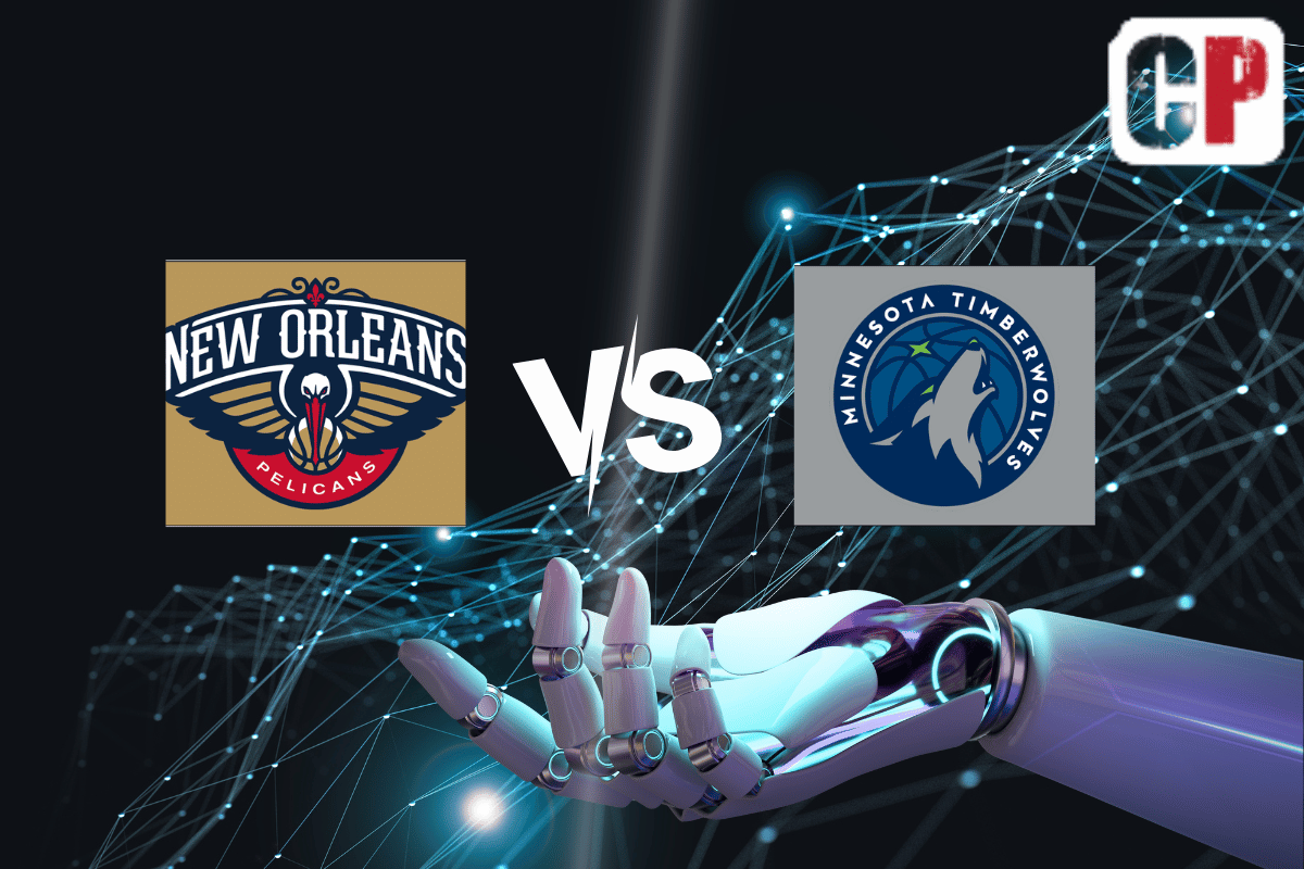 New Orleans Pelicans at Minnesota Timberwolves AI NBA Basketball Prediction 4/9/2023