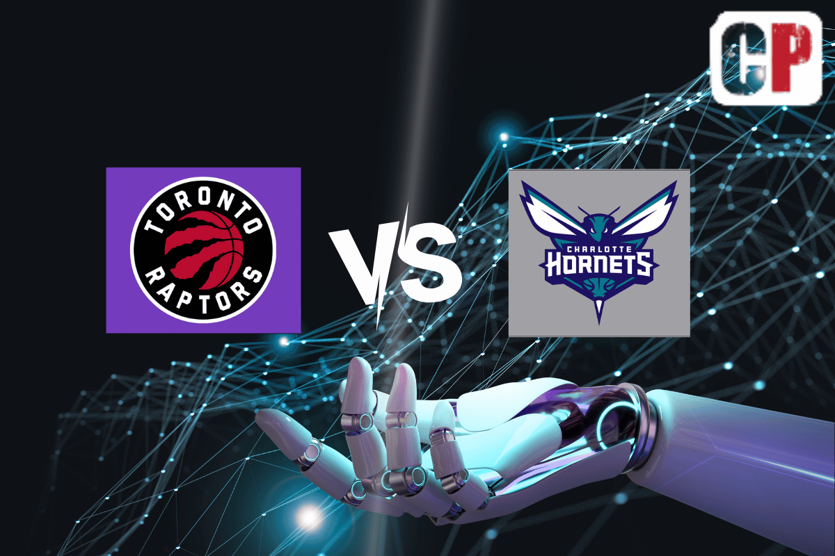 Toronto Raptors at Charlotte Hornets AI NBA Basketball Prediction 4/4/2023