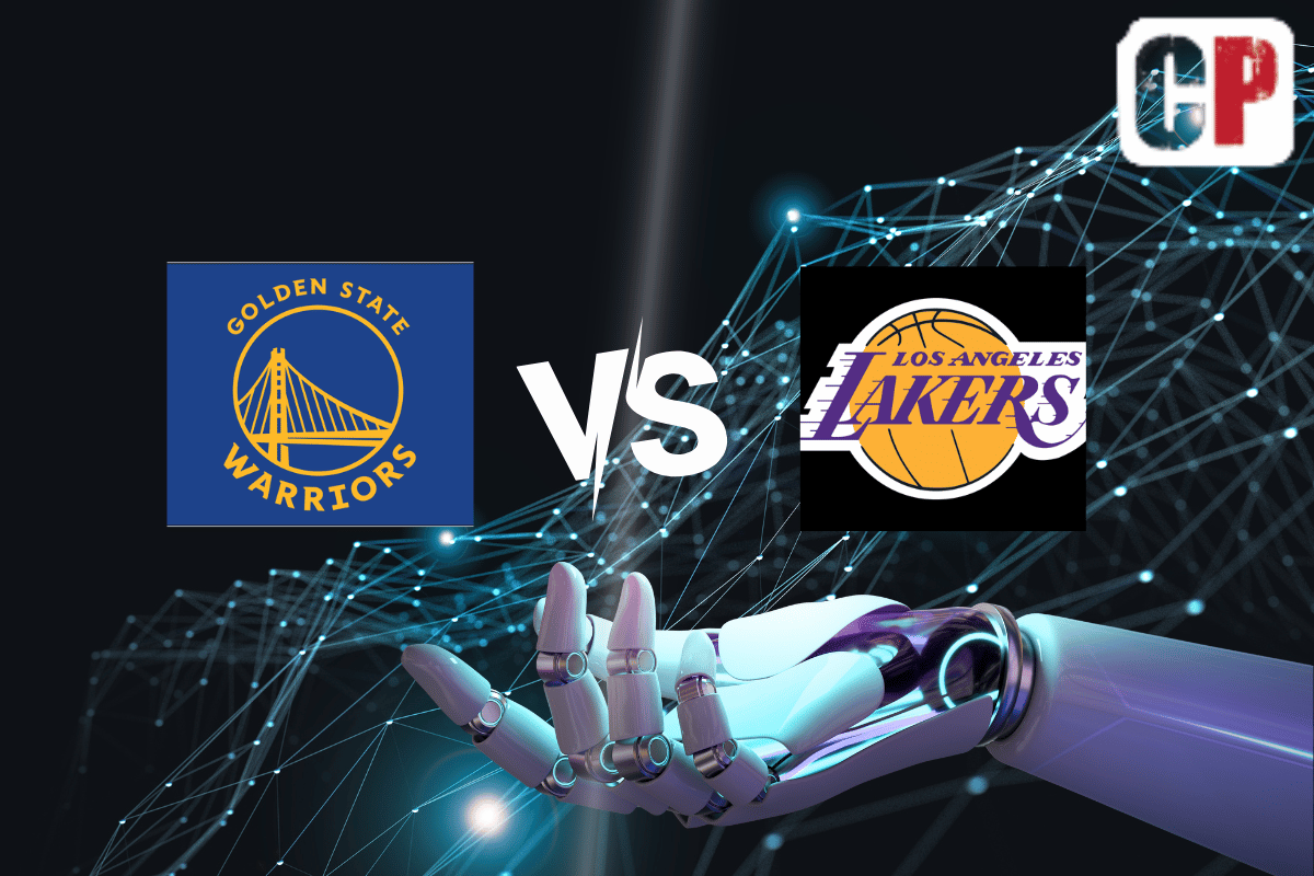 Golden State Warriors at Los Angeles Lakers AI NBA Basketball Prediction 5/12/2023