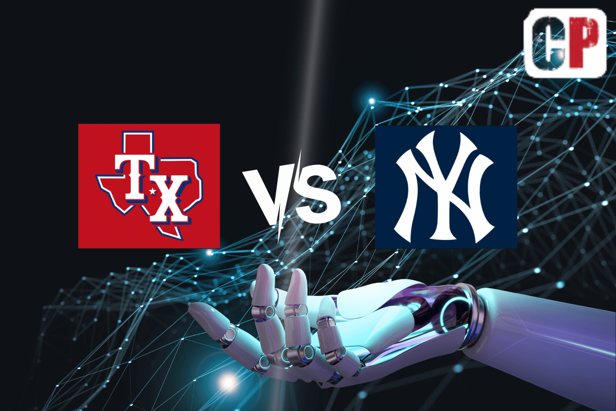 Texas Rangers at New York Yankees AI MLB Baseball Prediction 6/25/2023