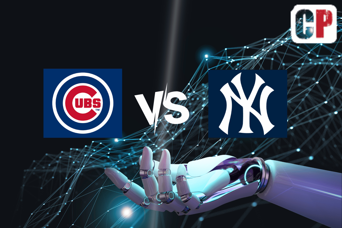 Chicago Cubs at New York Yankees AI MLB Baseball Prediction 7/9/2023