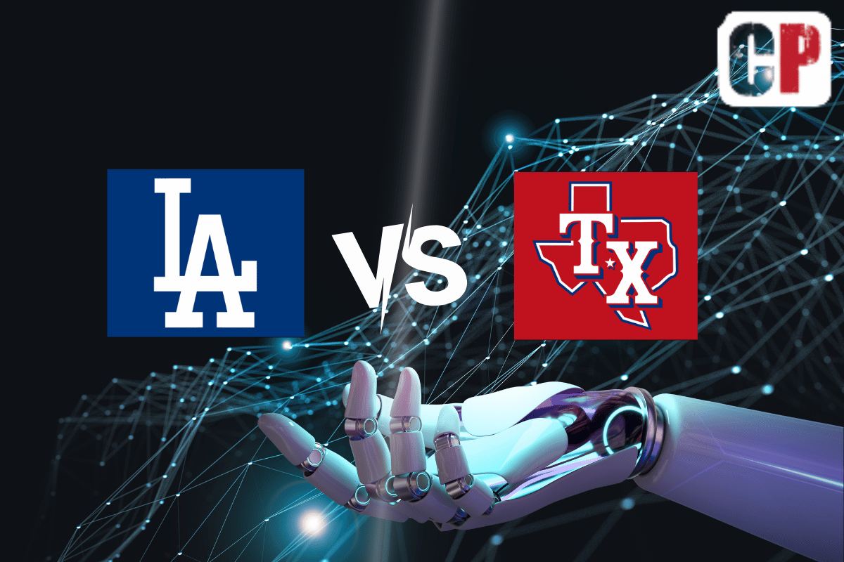 Los Angeles Dodgers at Texas Rangers AI MLB Baseball Prediction 7/23/2023