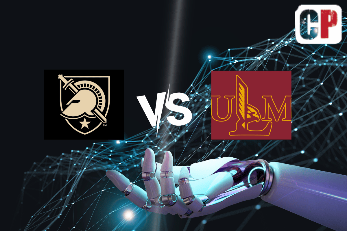 Army Black Knights at UL Monroe Warhawks AI NCAA Football Prediction 9/2/2023